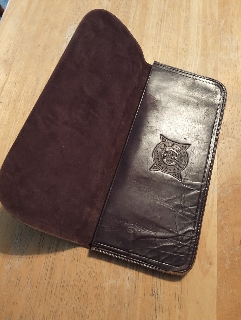 💼 Antique Leather Pocketbook/Billfold